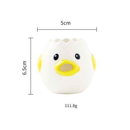 Cute Chicken Ceramic Egg White Separator