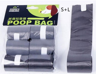 Pet Travel Foldable Pooper Scooper With 1 Roll Decomposable bags .
