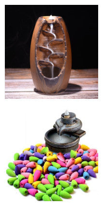 Multi-layers Ceramic Back flow Incense Burner