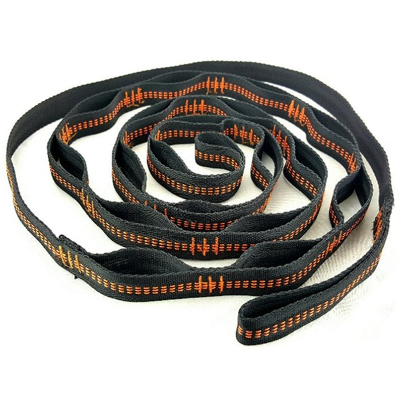 Outdoor hammock straps swing tree tied rope