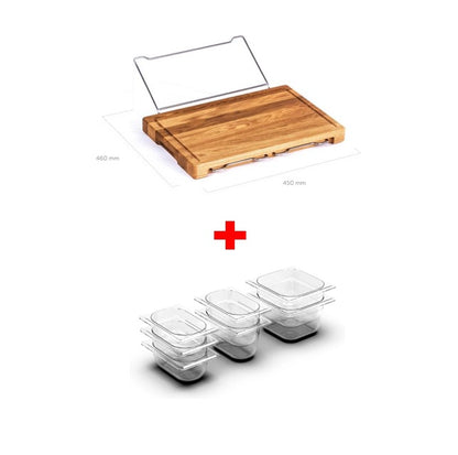 Vegetable Kitchen Cutting Board With  Storage Box