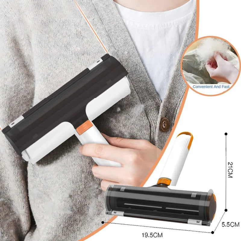 2 In 1 Pet Hair Removal Roller Multifunctional Portable