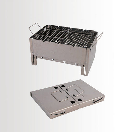 Outdoor portable charcoal grill