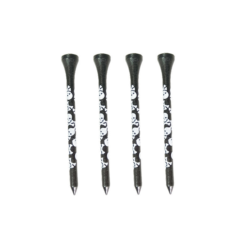 Golf Spike Black Skull Print Dowel Pin