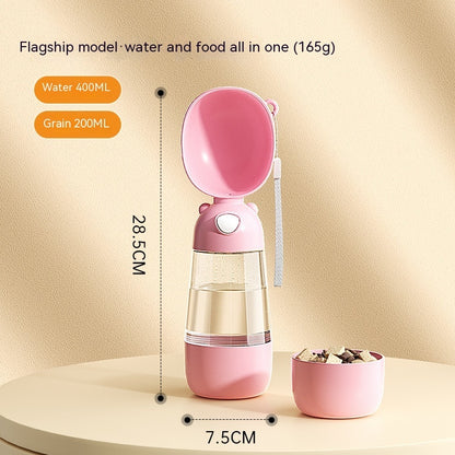 Portable  Water Bottle Food And Water Container
