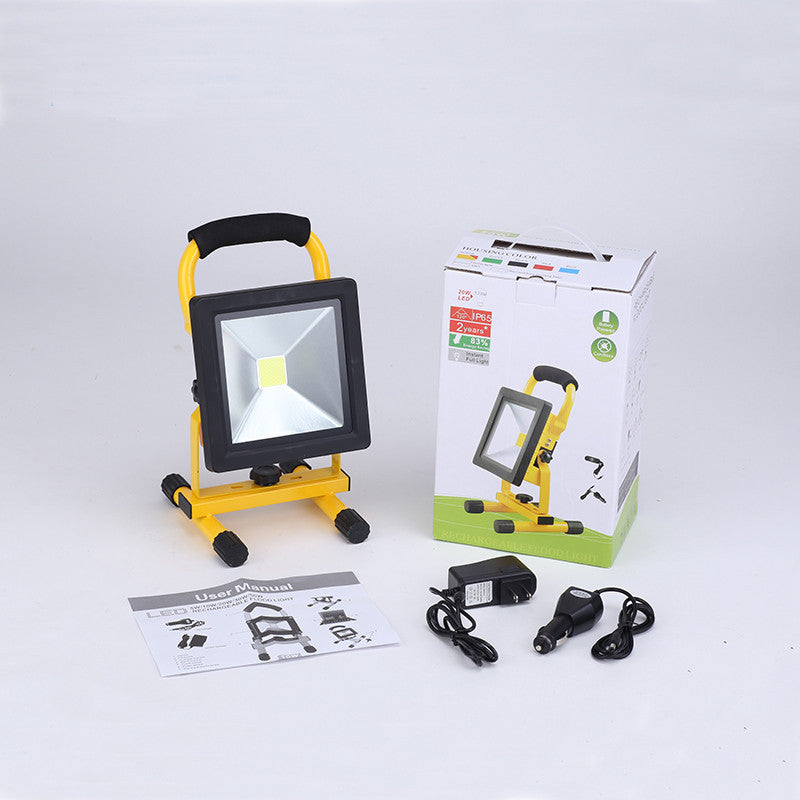 Ultrathin rechargeable led flood light 10W waterproof