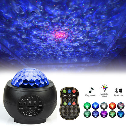 LED Star Ocean Wave Projector Night Light