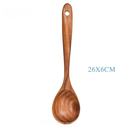 Teak Natural Wood  Spoon