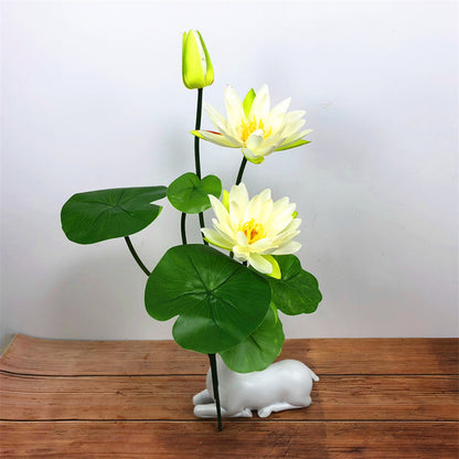 Simulated Water Lily Home Buddha Hall Decoration
