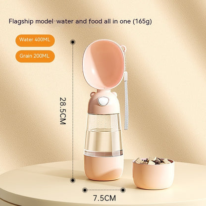 Portable  Water Bottle Food And Water Container
