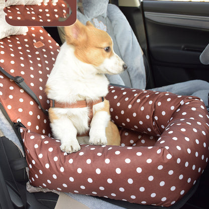 Car Kennel Pet Travel Car Seat Small And Medium-sized Dog