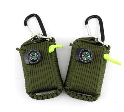 Camping bag climbing umbrella rope equipment kit