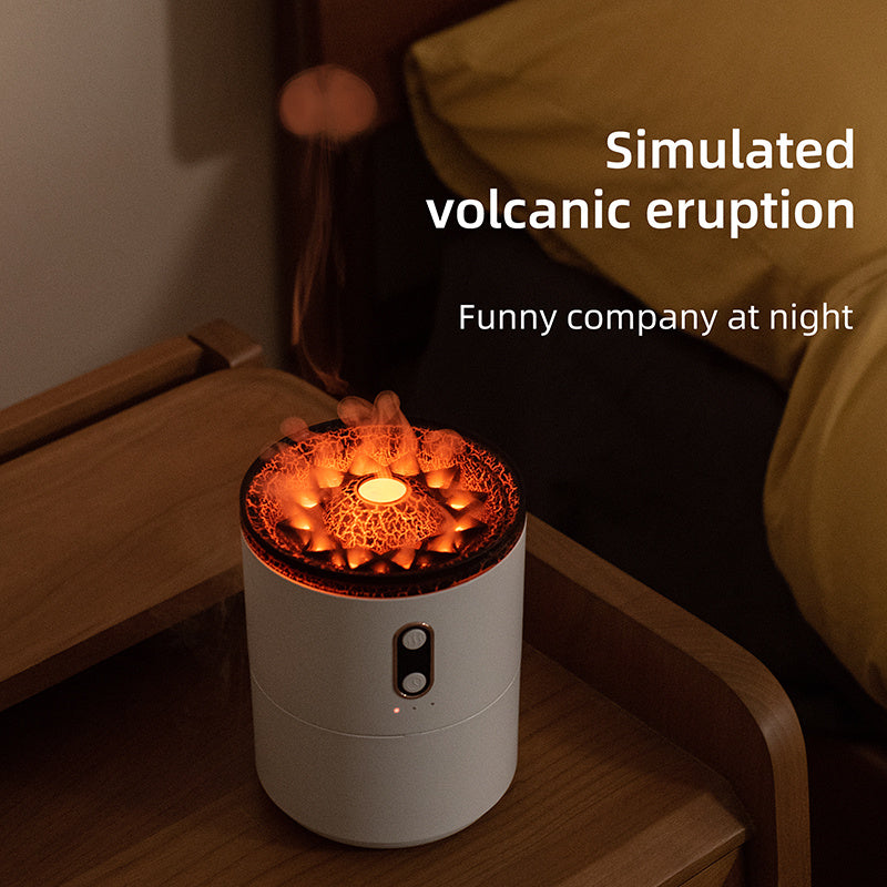 Volcanic Flame Aroma Essential Oil Diffuser USB Portable