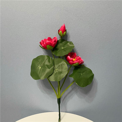 Simulated Water Lily Home Buddha Hall Decoration