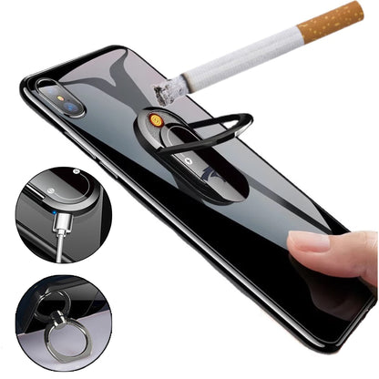 2 In 1 Portable Creative USB Plasma Lighter