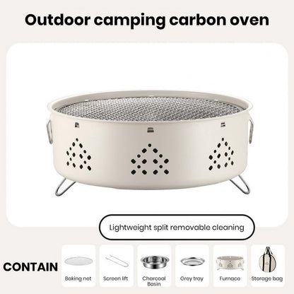 Detachable Split Installation Grill Portable Stainless