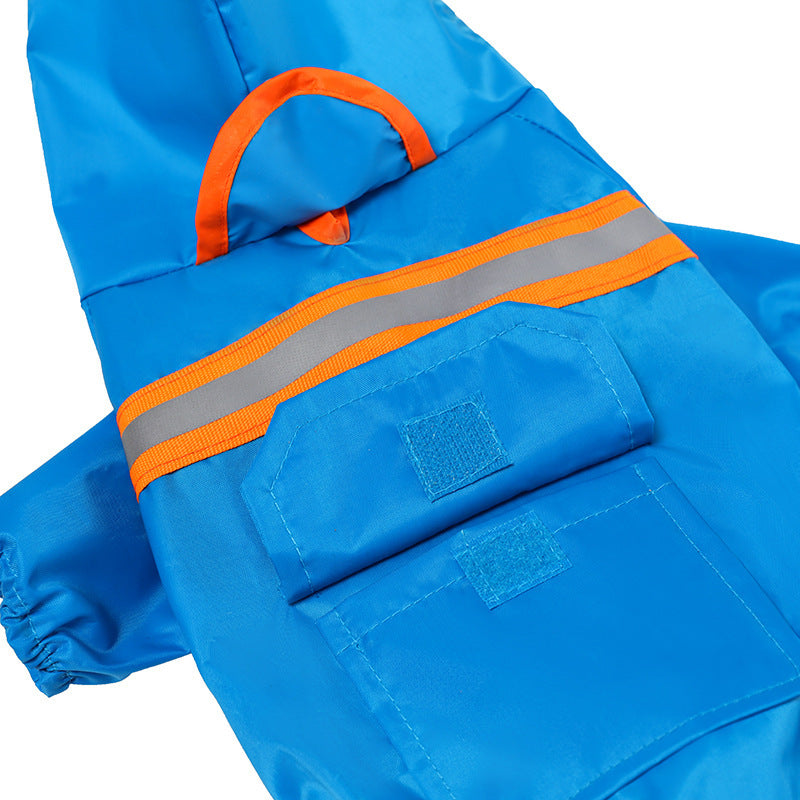 Pet Reflective Raincoat .