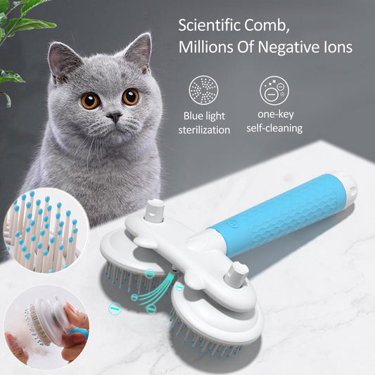 Pet Cat Brush Dog Slicker Brush Double-headed .