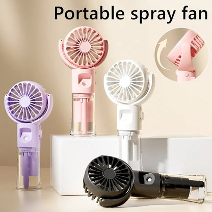 Portable Handheld Spray Fan 4-Speed