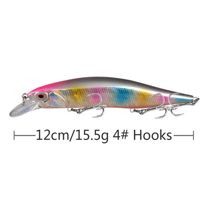Minnow Fishing Lure 120mm 15.5g Floating Hard Bait