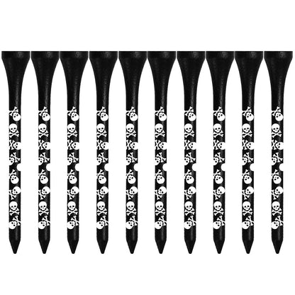 Golf Spike Black Skull Print Dowel Pin