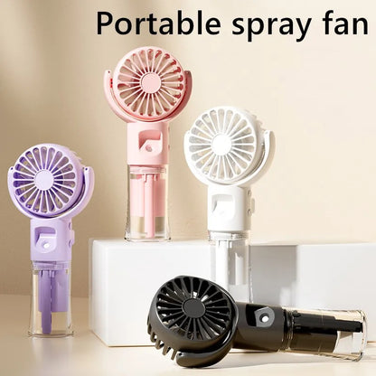 Portable Handheld Spray Fan 4-Speed