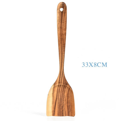 Teak Natural Wood  Spoon