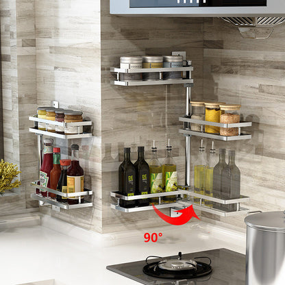 Punch-free kitchen shelf