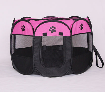 Fast folding octagonal pet fence.