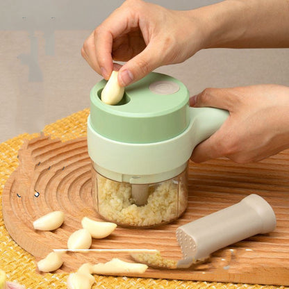 Household Multifunctional Wireless Electric Garlic Masher