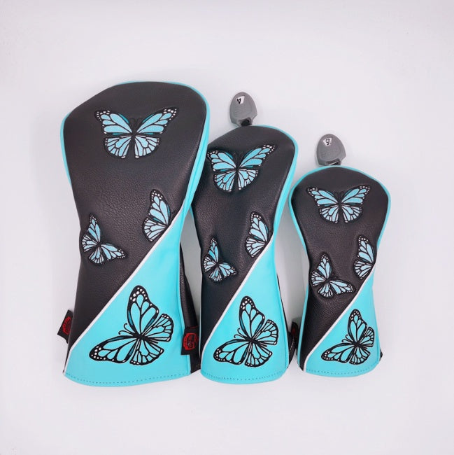Golf Club Sleeve Butterfly Wooden Pole