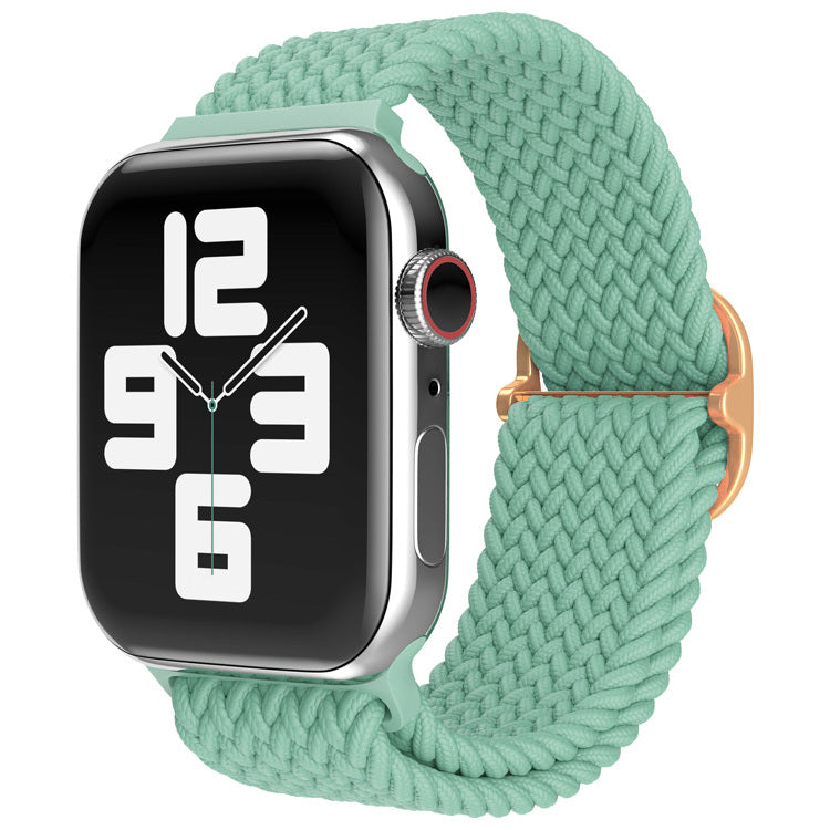 Double Loop Nylon Loop Woven Rainbow Watch Strap
