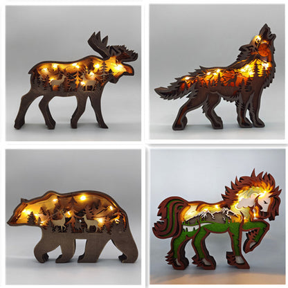 Christmas Decoration Wooden Animal