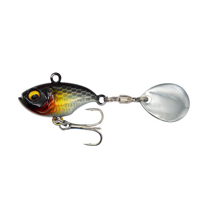 Metal Sea Fishing Iron Plate Lure Rotating Sequins