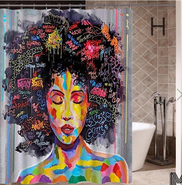 Art Design Graffiti  Curtain