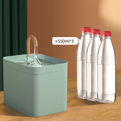 Automatic Cat Water Fountain Auto Filter USB Electric
