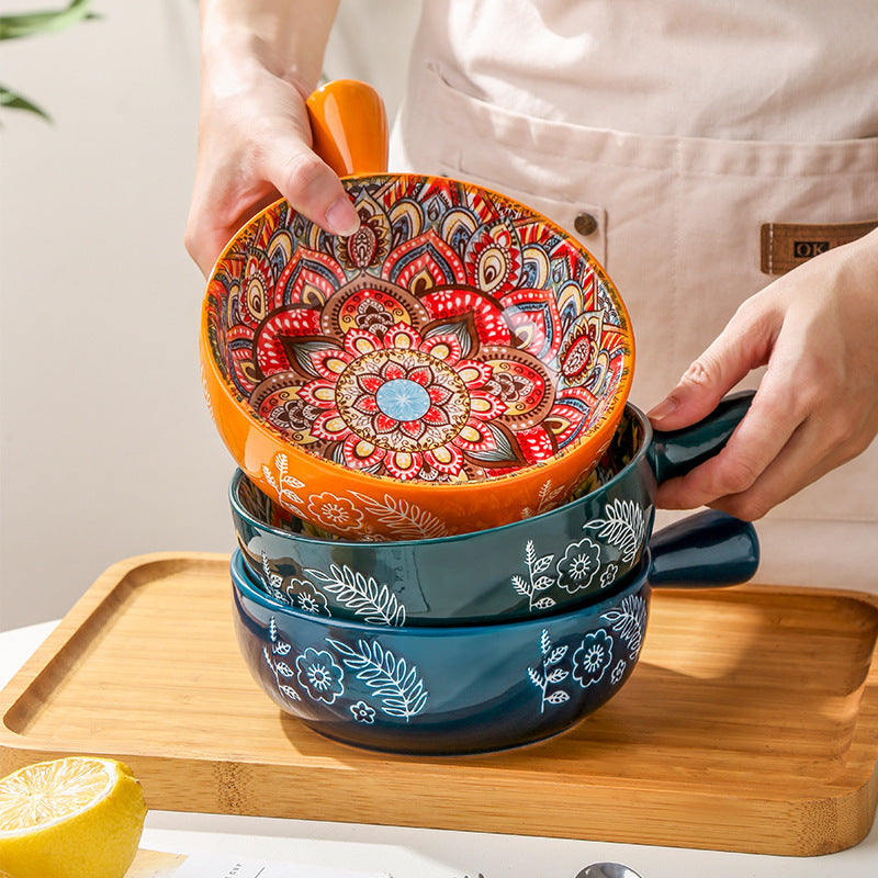 Glazed Salad Bowl Dessert Bowl