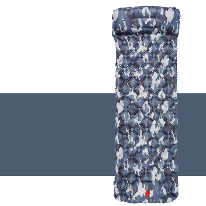 Outdoor Sleeping Pad Camping Inflatable Mattress With Pillows