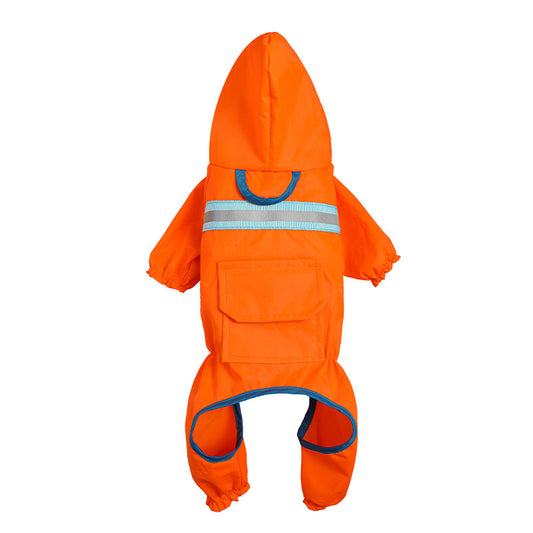 Pet Reflective Raincoat .
