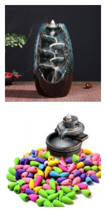 Multi-layers Ceramic Back flow Incense Burner