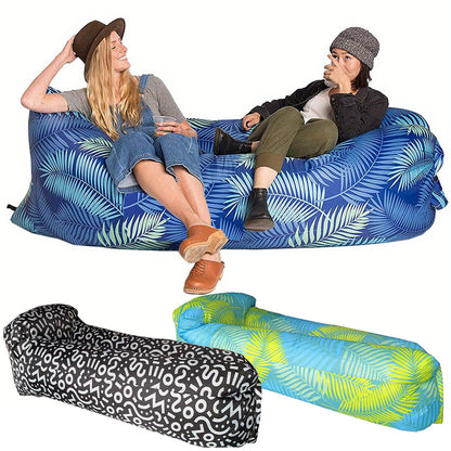 Portable Inflatable Sofa Camping Sleeping Pad Mattress
