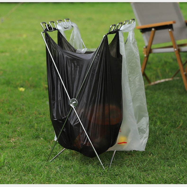 Camping Household Folding Garbage Bag Bracket