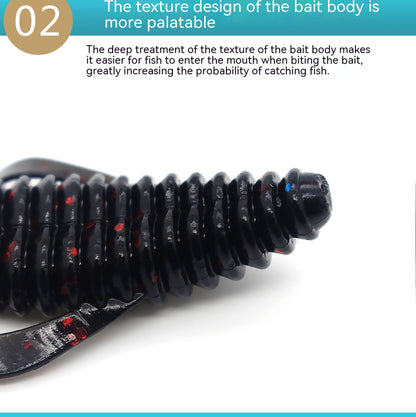 Lure Simulation Soft Bait 8cm Fishing Tackle