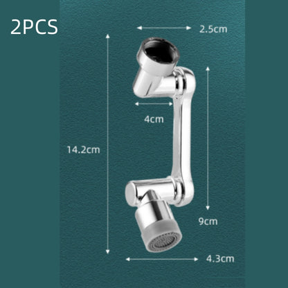 Universal Faucet Washbasin Multifunctional 1080 Degree Rotation Splash Proof