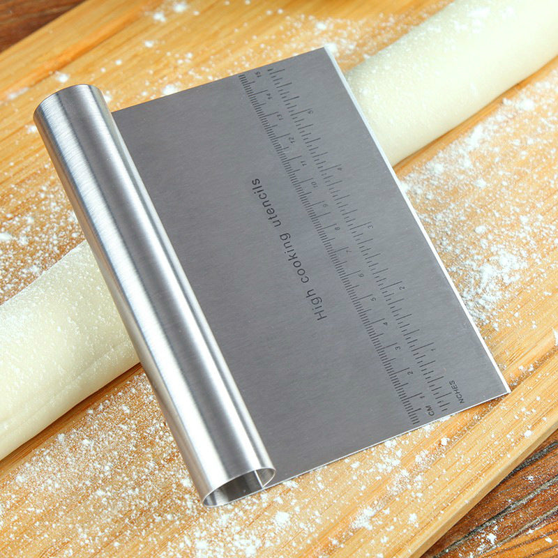 Stainless Steel Pastry Spatulas Cutter With Scale Pizza Dough