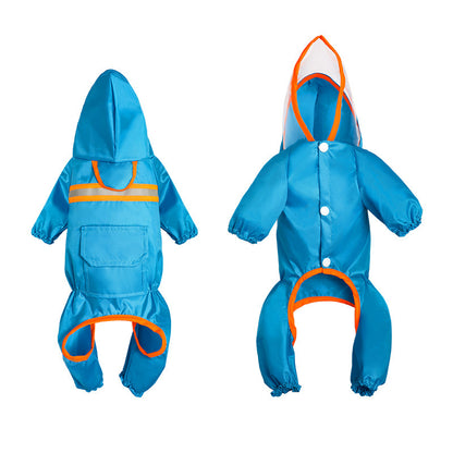 Pet Reflective Raincoat .