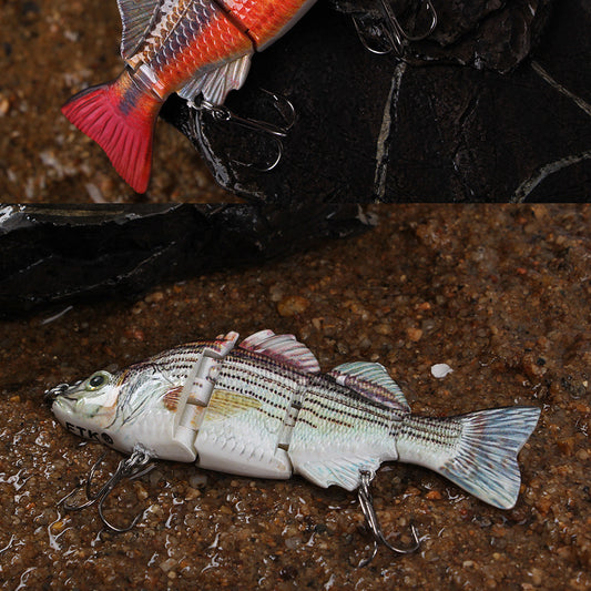 Soft Tail Multi-section Sea Fishing Hard Bait