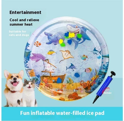 Summer Cooling Pet Water Bed .