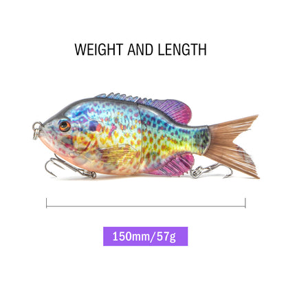 Luya Sunfish Fishing Simulation Transparent Fake Bait