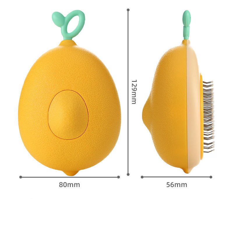 Creative Cat Grooming Comb Portable Massage Brush One-Button Remove Floating Hair
